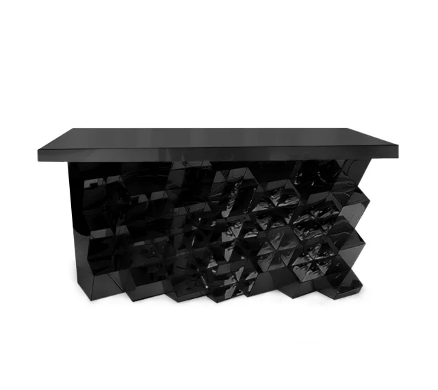 Geo Mirrored Black Bar