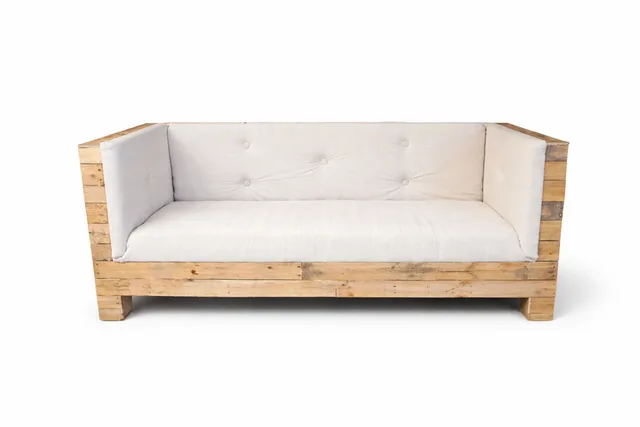 Wooden Plank Pallet Couch