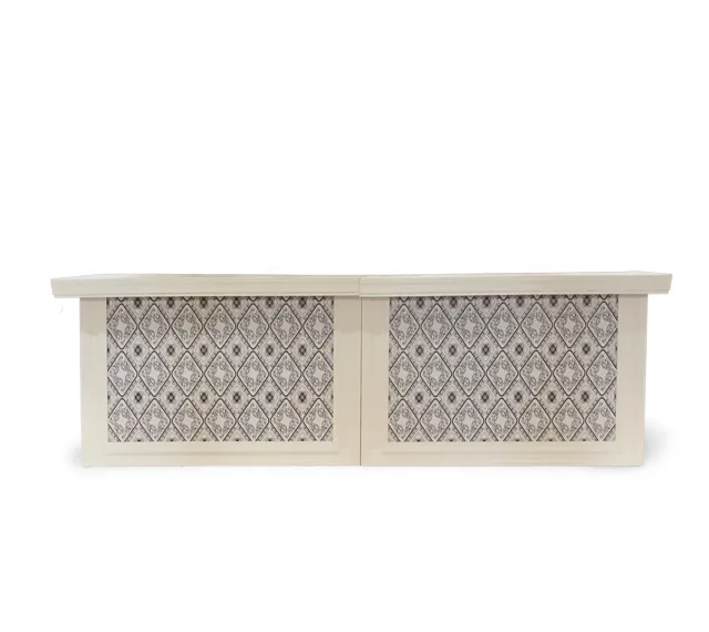 White Tailored Bar with Printable Front