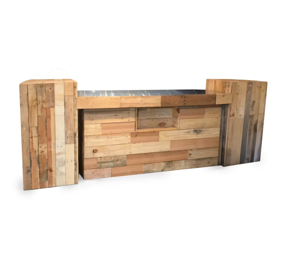Wooden Plank Pallet Bar